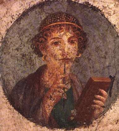 Portrait of A Young A  Woman from Pompeii